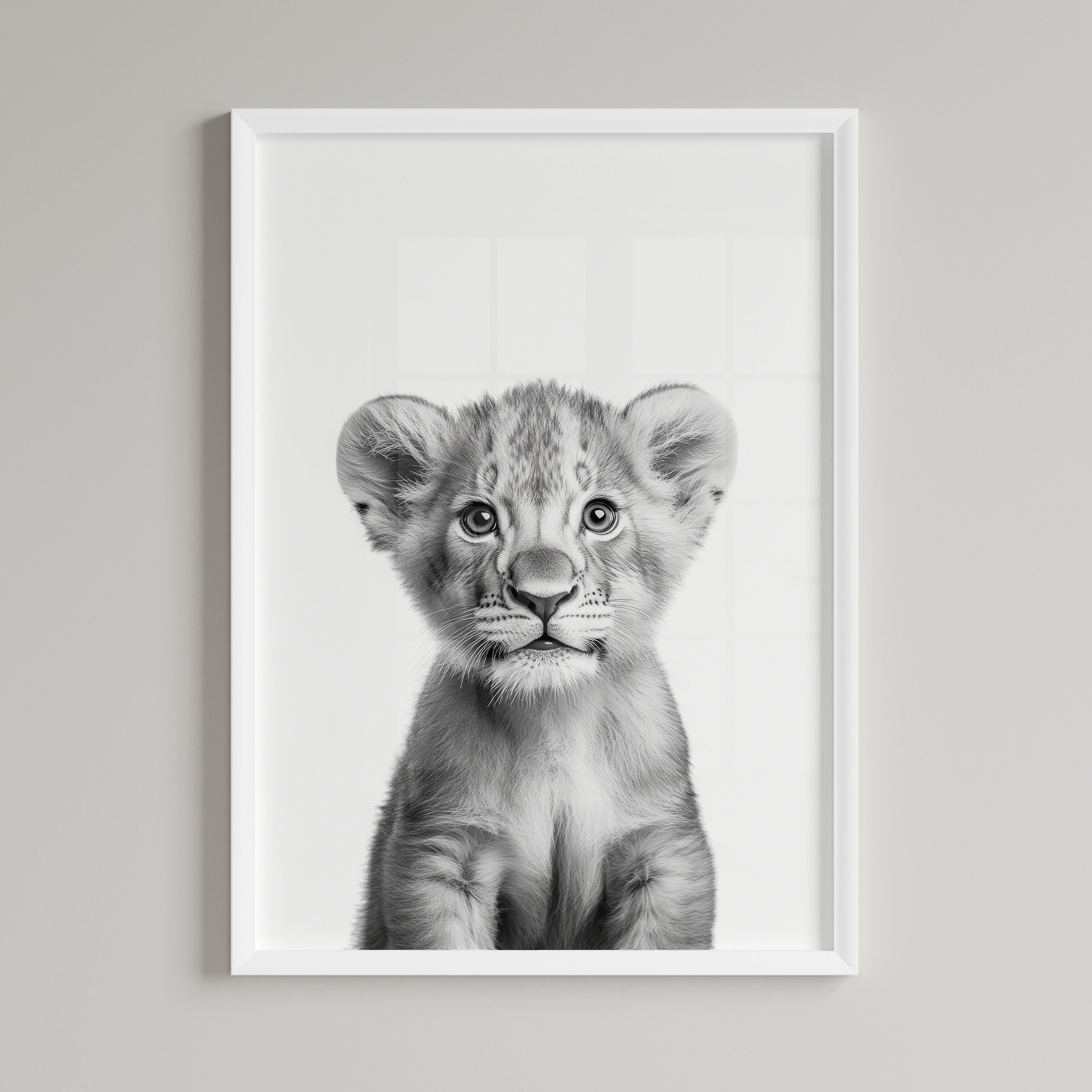 Adorable Safari Animal Nursery Print SET